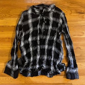 Max studio flannel shirt